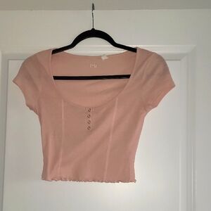 Peach Women's Top